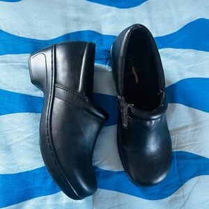 Black Platform Clogs